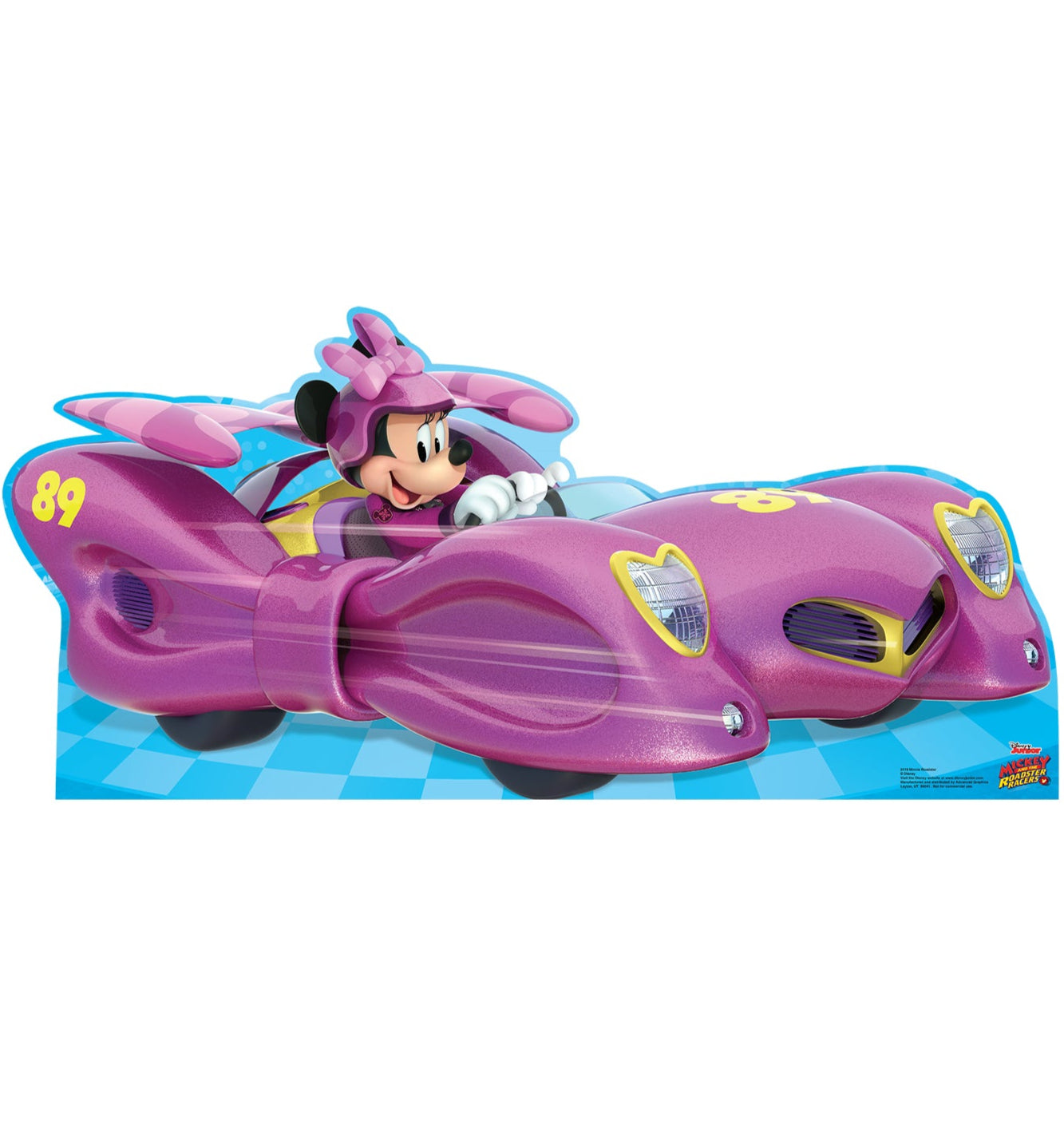 Life-Size Minnie Roadster (Disney's Roadster Racers) Cardboard Standup - All Cutouts