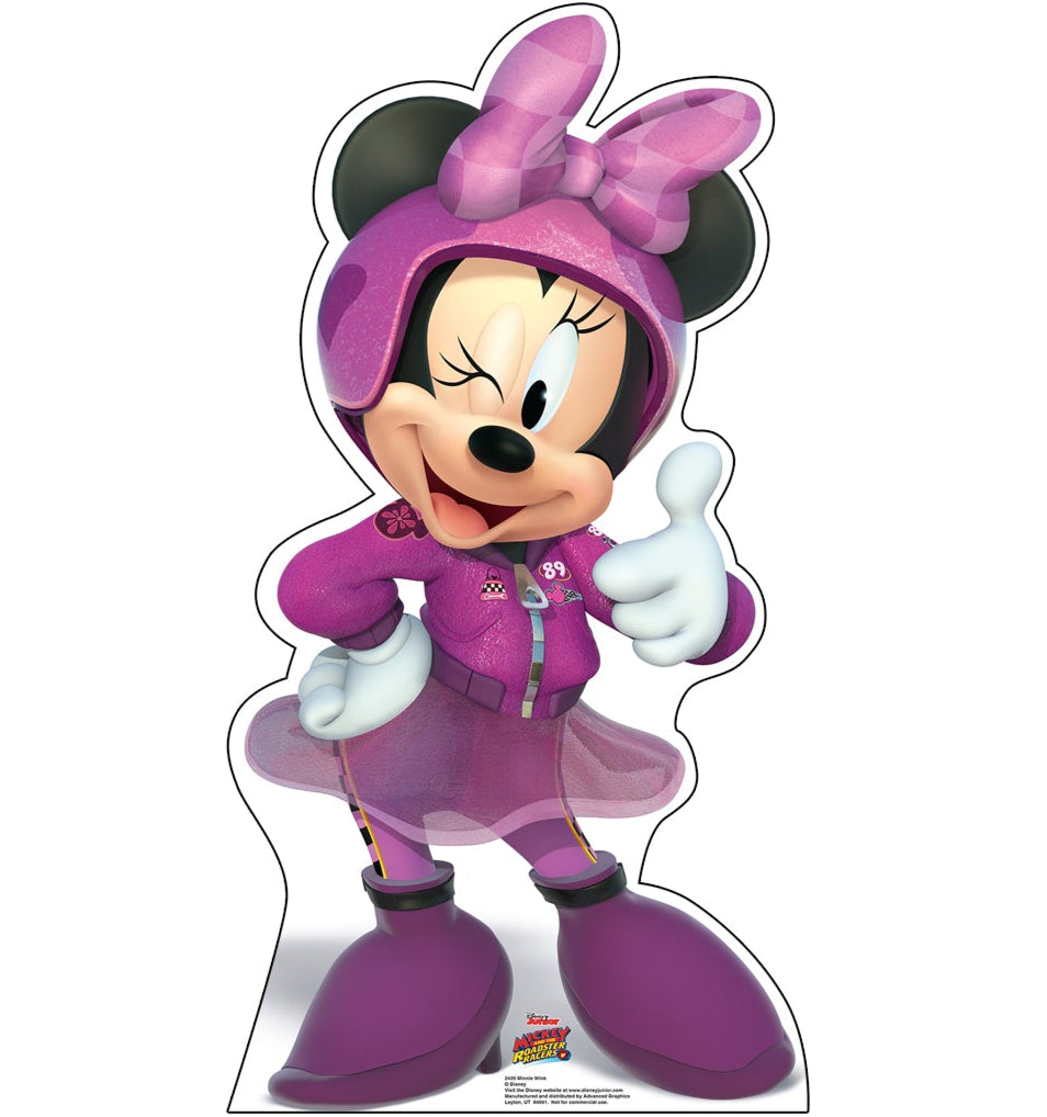 Life-Size Minnie Wink Roadster Racers Cardboard Cutout - All Cutouts