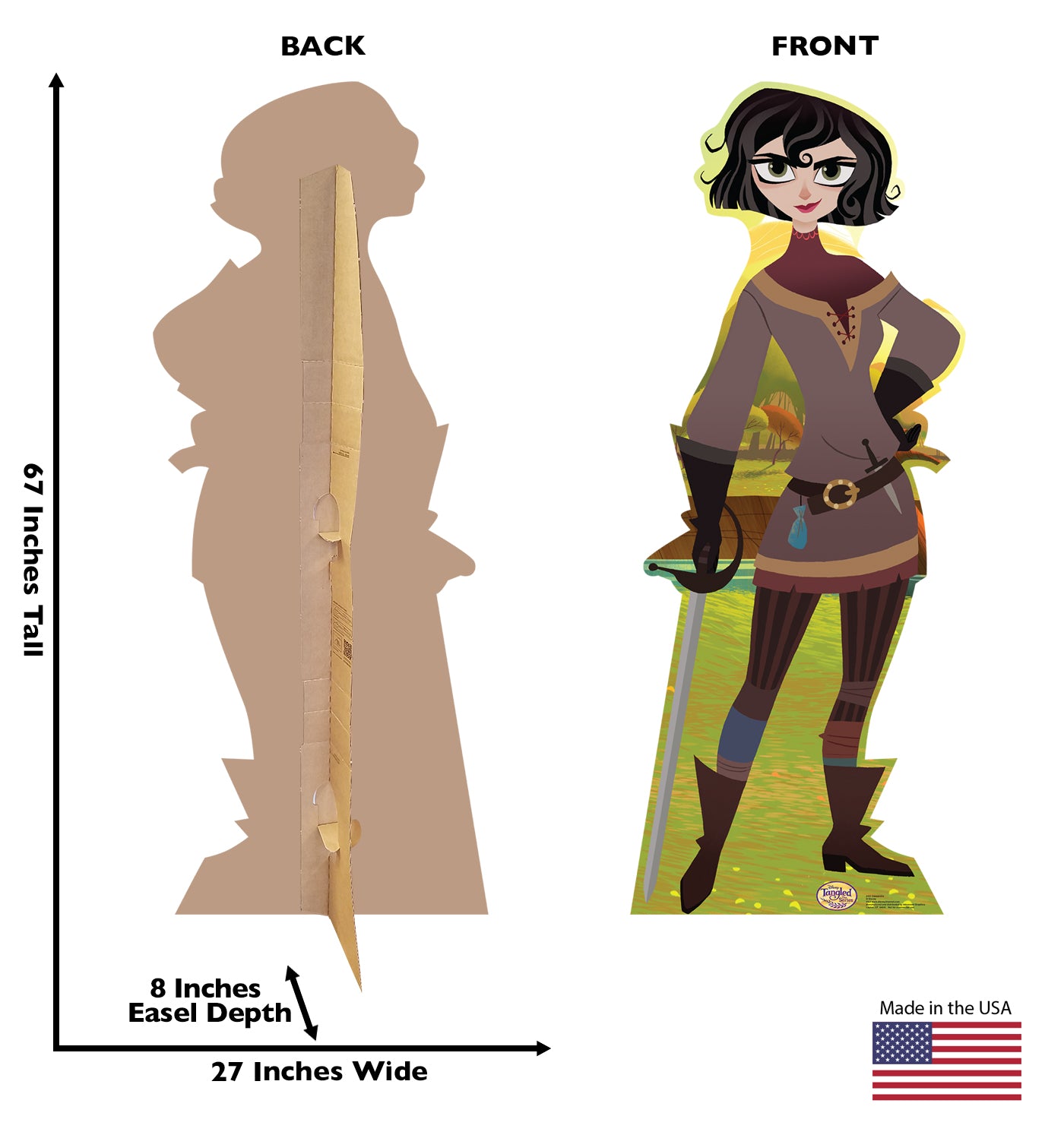 Life-Size Cassandra (Tangled The Series) Cardboard Cutout - All Cutouts