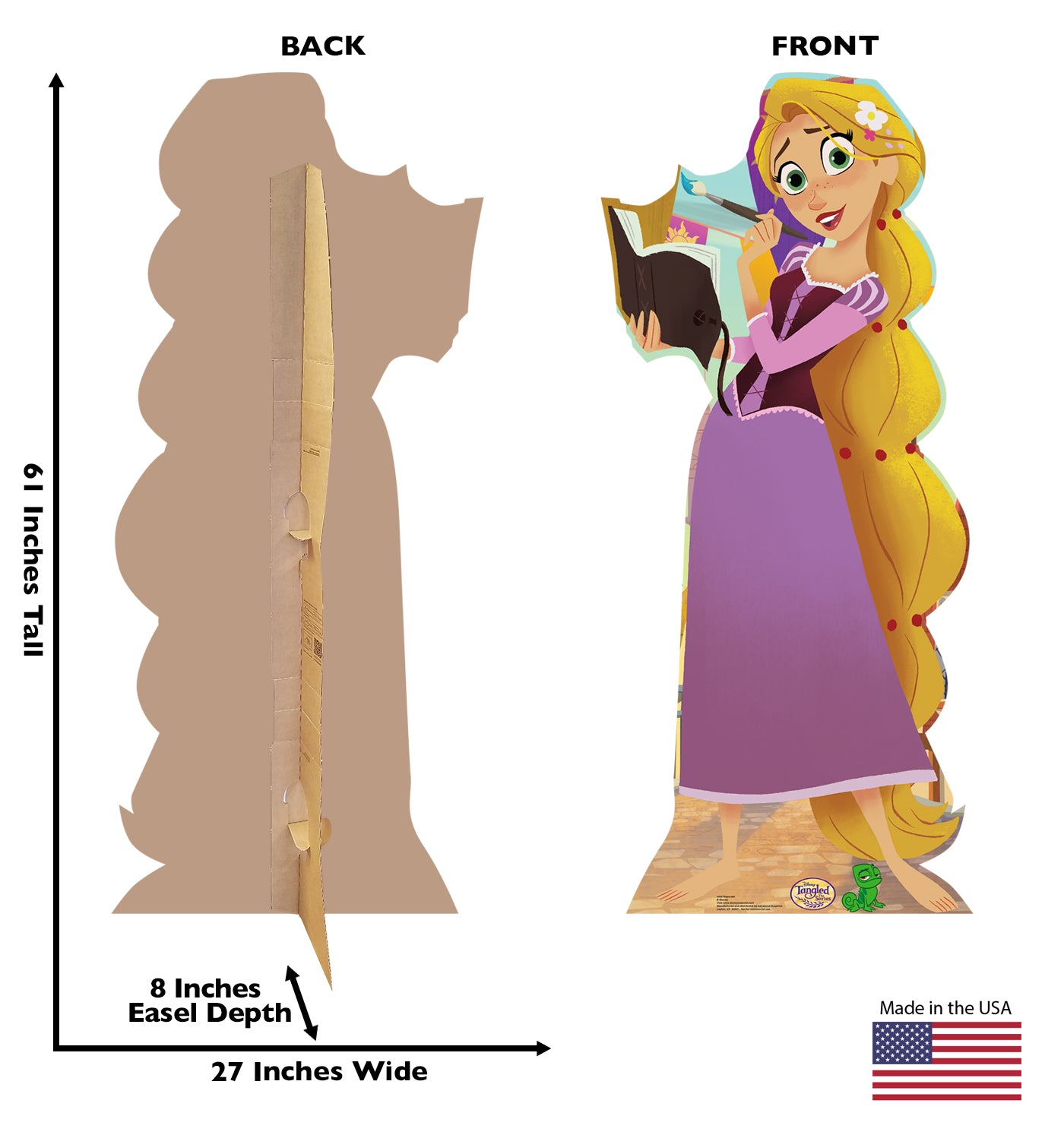 Life-Size Rapunzel Tangled The Series Cardboard Cutout - All Cutouts