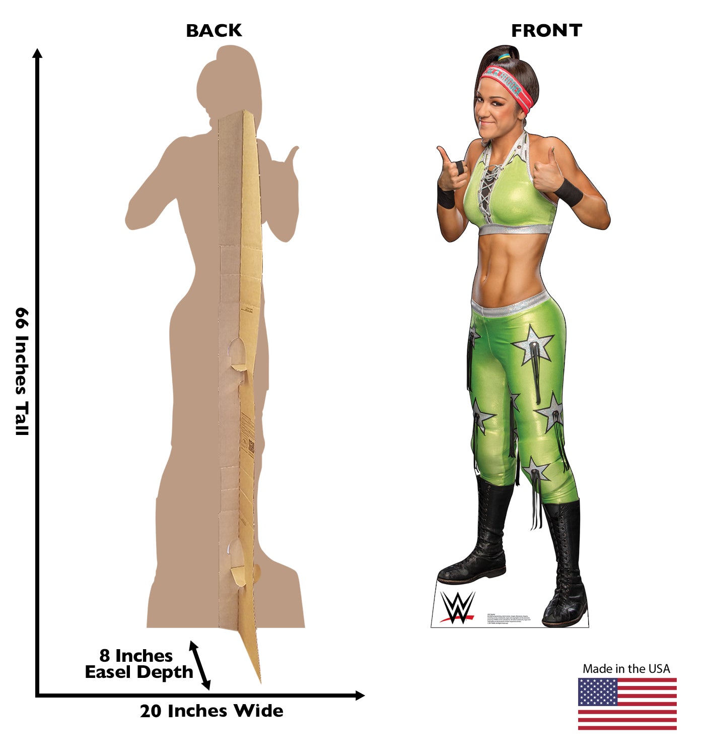Bayley Life-Size WWE Cardboard Cutout Standup - All Cutouts