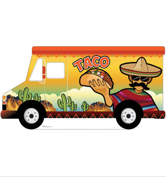 Life-Size Taco Truck Stand-in Cardboard Cutout - All Cutouts