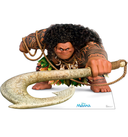 Life-Size Maui from Moana Cardboard Cutout - All Cutouts
