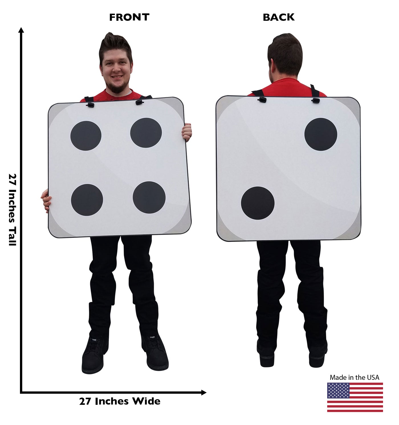 Life-Size 2D Dice Costume Cardboard Cutout - All Cutouts