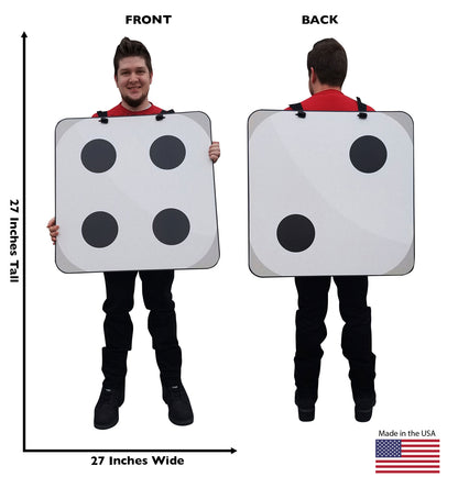 Life-Size 2D Dice Costume Cardboard Cutout - All Cutouts