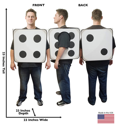 Life-Size 3D Dice Costume Cardboard Cutout - All Cutouts