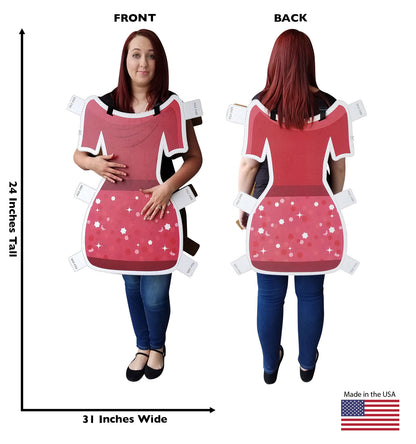 Life-Size Dress Paper Doll Costume Cardboard Cutout - All Cutouts
