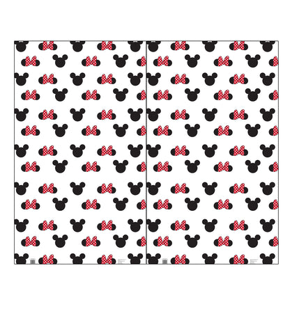 Mickey and Minnie Ears Step and Repeat Double Wide Life-Size Cardboard Standup - All Cutouts