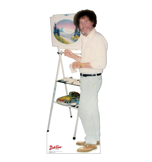 Bob Ross Life-Size Cardboard Cutout Standee