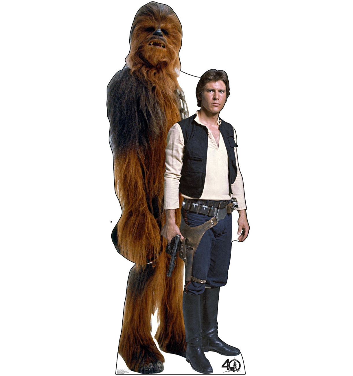 Life-Size Han Solo and Chewbacca Cardboard Cutout - All Cutouts
