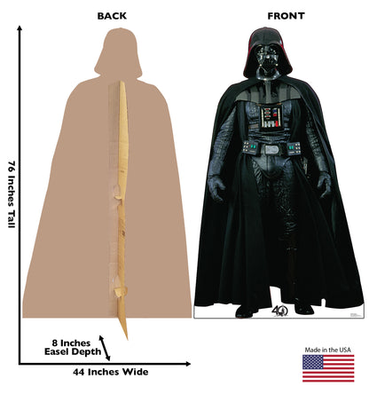 Life-Size Darth Vader (Star Wars 40th) Cardboard Standup - All Cutouts