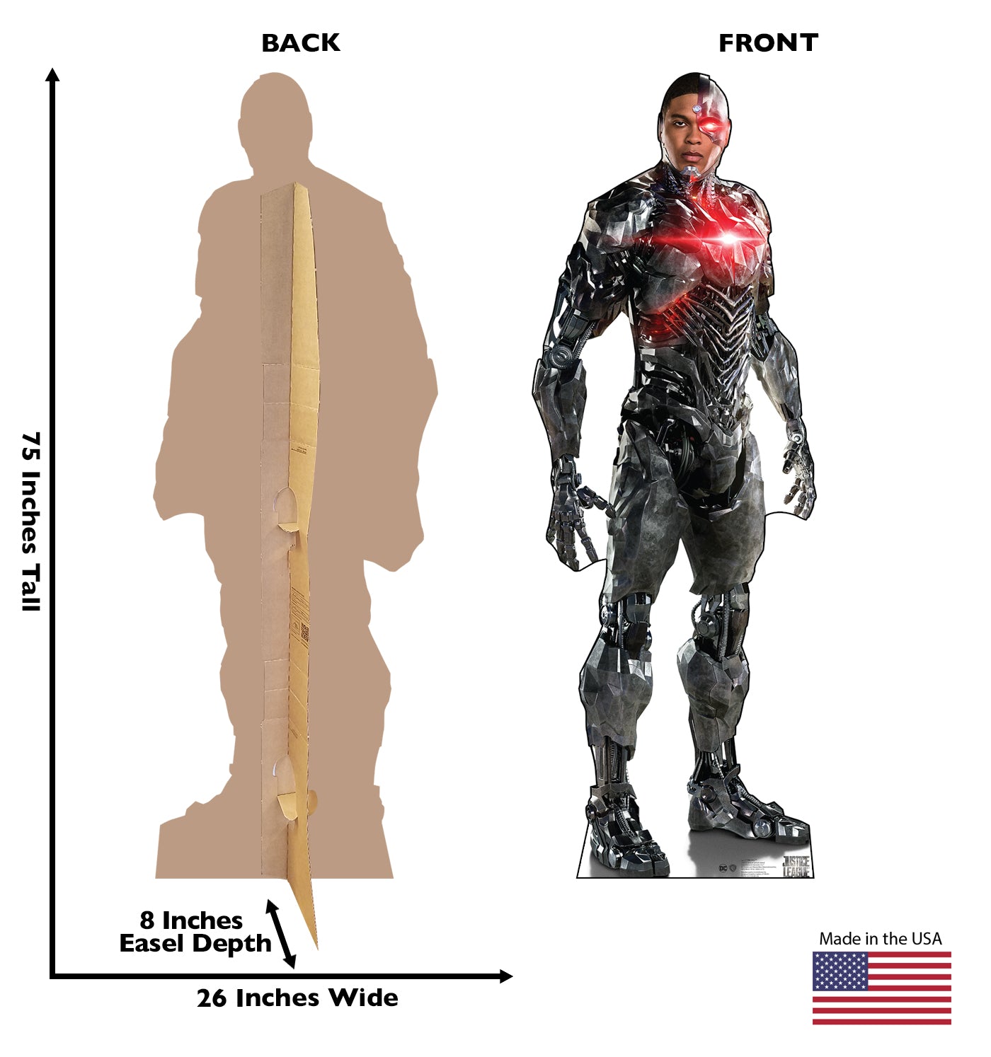 Life-Size Cyborg (Justice League) Cardboard Standup - All Cutouts