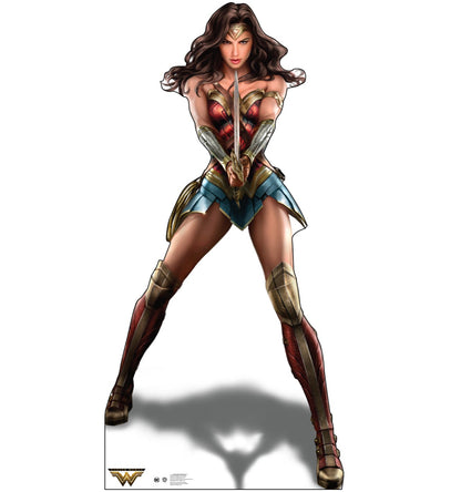 Life-Size Wonder Woman Cardboard Standup - All Cutouts