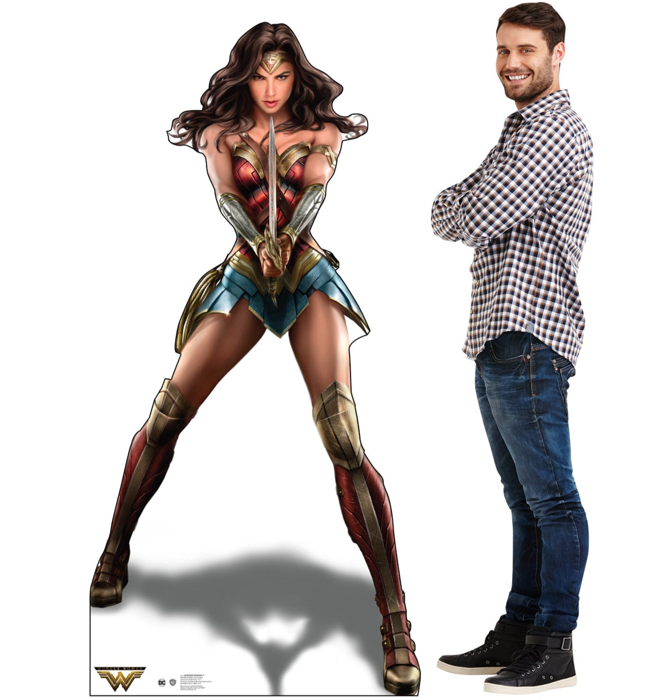 Life-Size Wonder Woman Cardboard Standup - All Cutouts