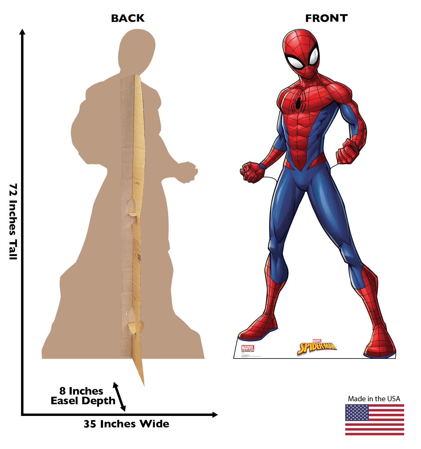 Life-Size Spider-Man (Marvel Comics) Cardboard Cutout - All Cutouts