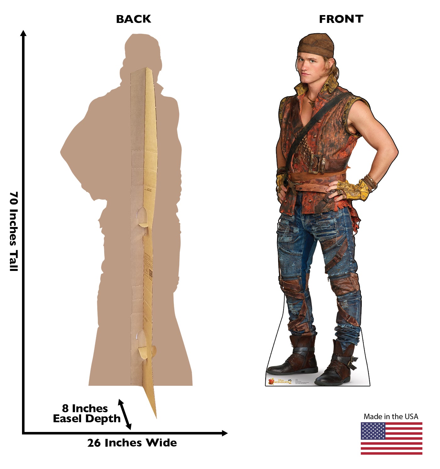 Life-Size Gil (Descendants 2) Cardboard Standup - All Cutouts