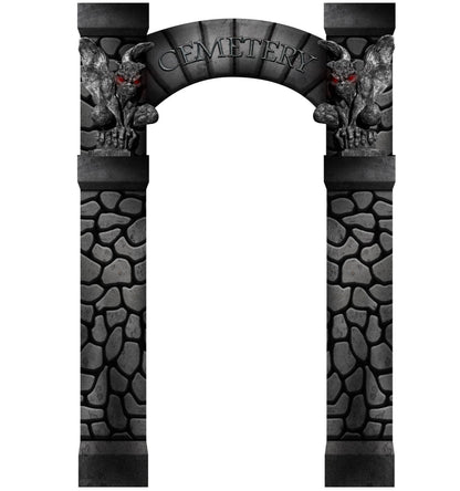 Life-Size Cemetery Arch Entrance Cardboard Cutout - All Cutouts
