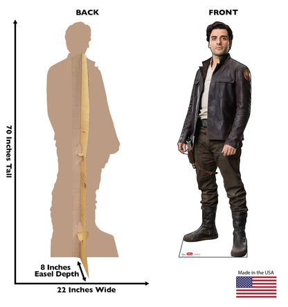 Life-Size Poe (Star Wars: The Last Jedi) Cardboard Cutout - All Cutouts