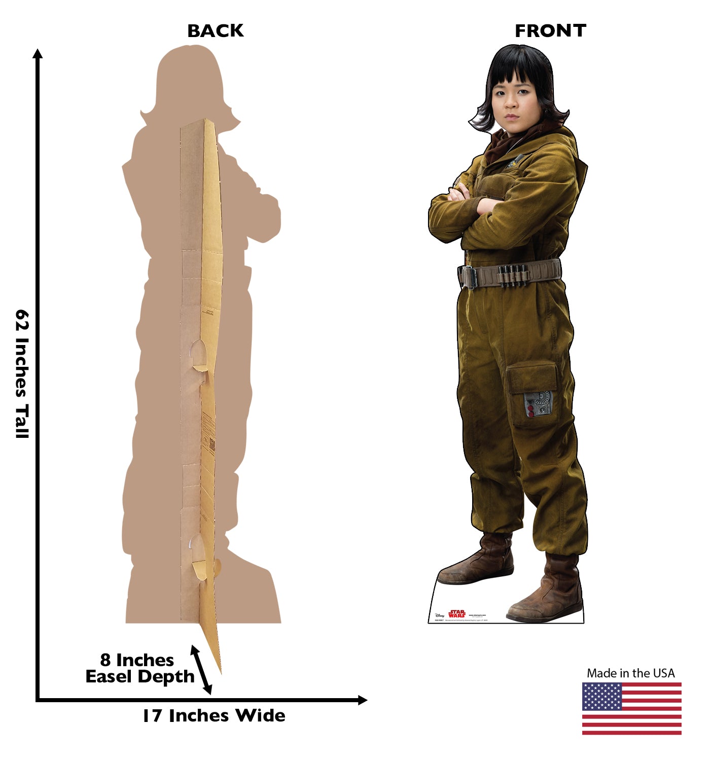 Life-Size Rose (Star Wars: The Last Jedi) Cardboard Cutout - All Cutouts