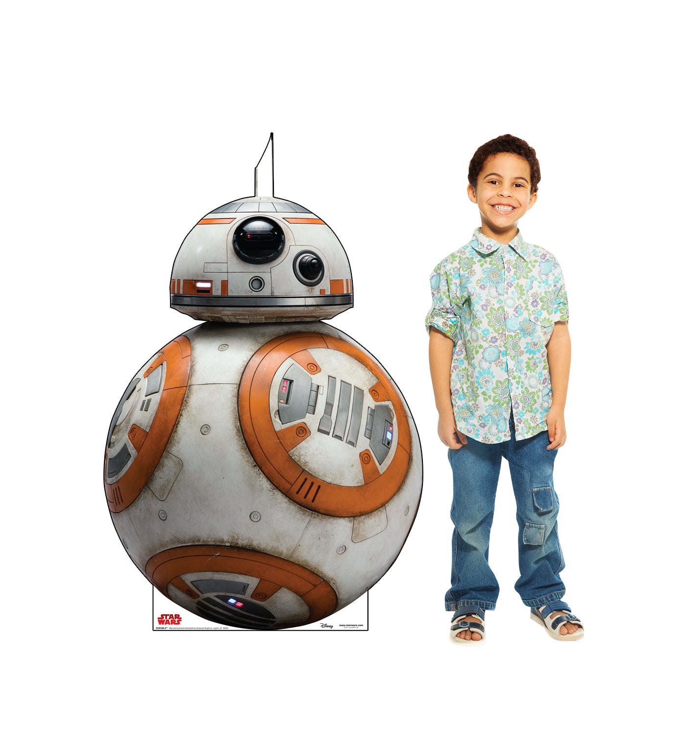 Life-Size Star Wars VIII BB-8™ Cardboard Cutout - All Cutouts
