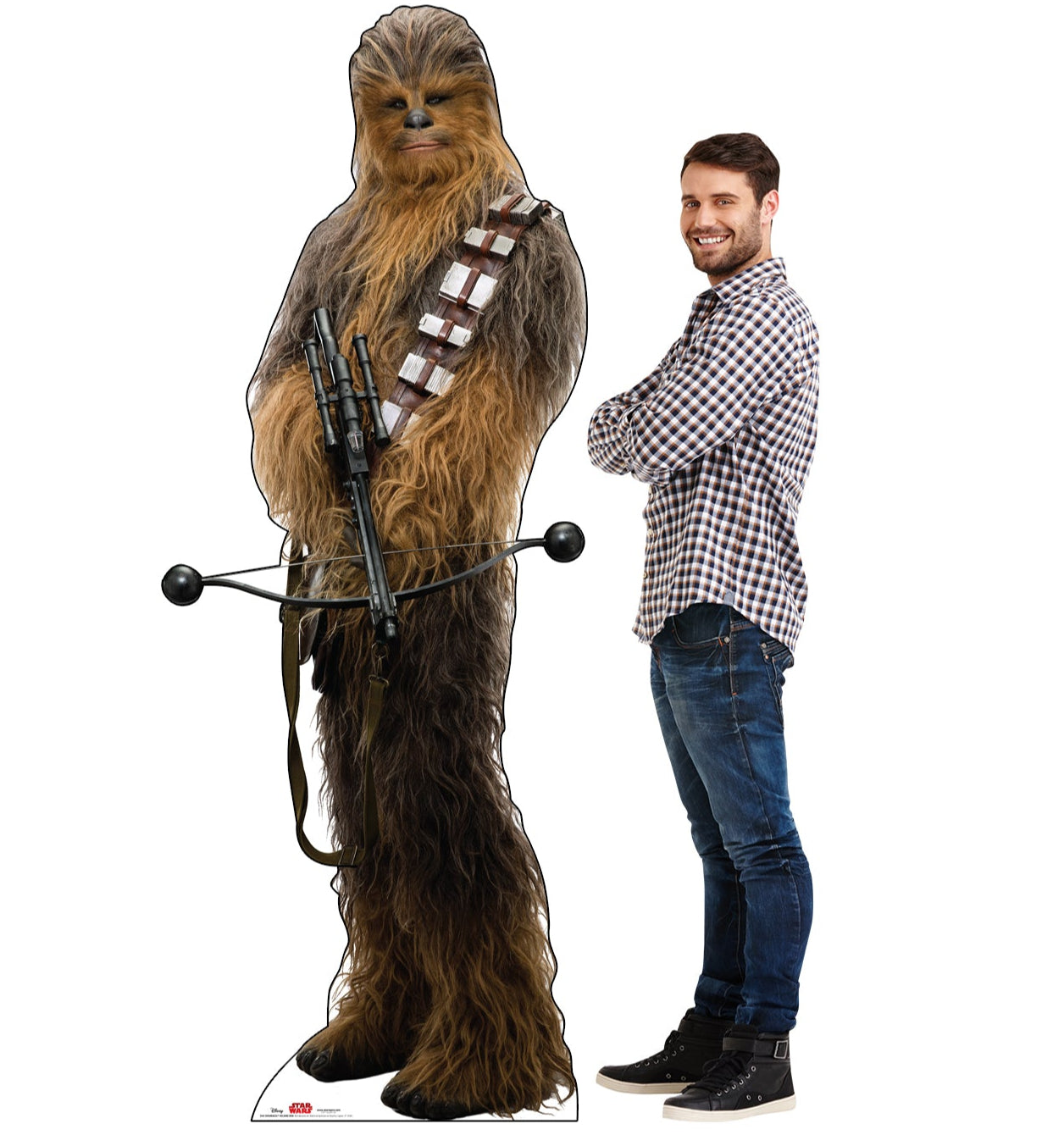 Life-Size Chewbacca Holding Bow (Star Wars: The Last Jedi) Cardboard Cutout - All Cutouts