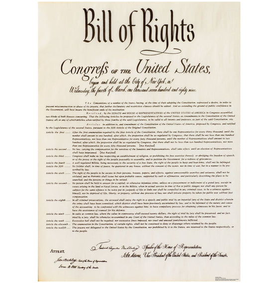 Life-Size Bill of Rights Cardboard Cutout - All Cutouts