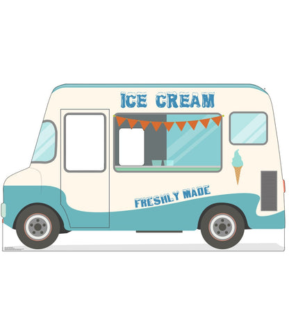 Life-Size Ice Cream Truck Stand-In Cardboard Cutout - All Cutouts