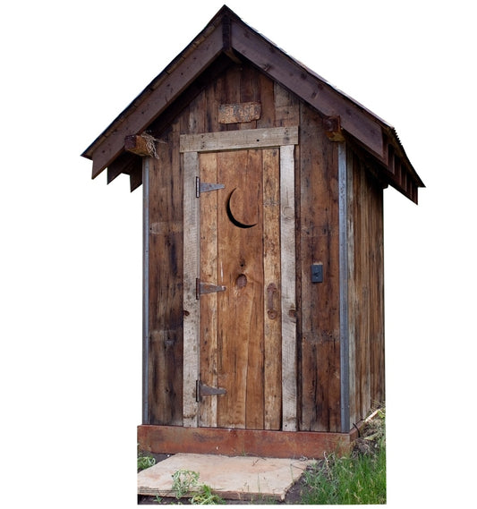 Life-Size Out House Cardboard Cutout - All Cutouts