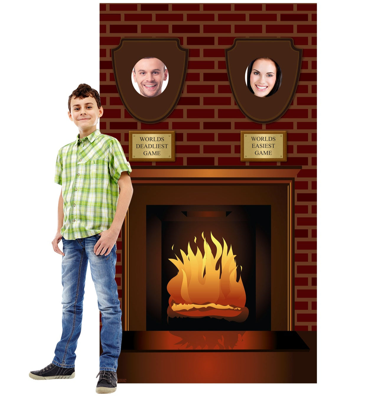 Life-Size Hunting Trophy Mount Stand-In Cardboard Cutout - All Cutouts