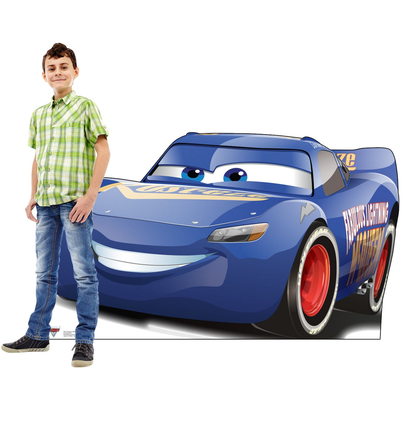 Life-Size Fabulous Lightning McQueen Cardboard Cutout - All Cutouts