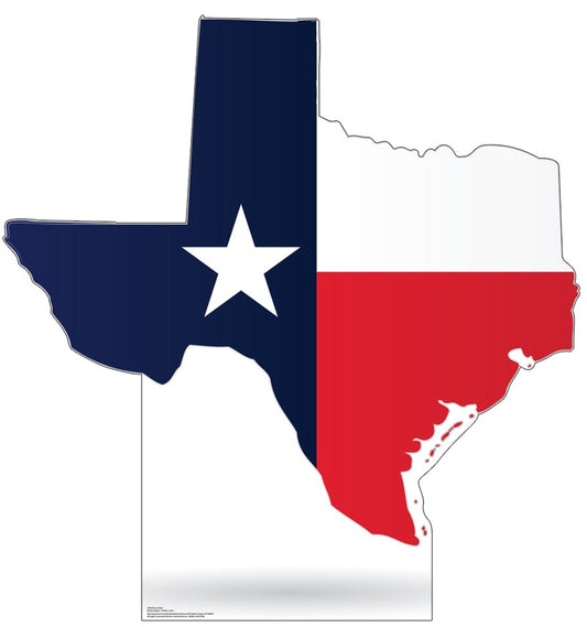 Life-Size Texas State Cardboard Cutout - All Cutouts
