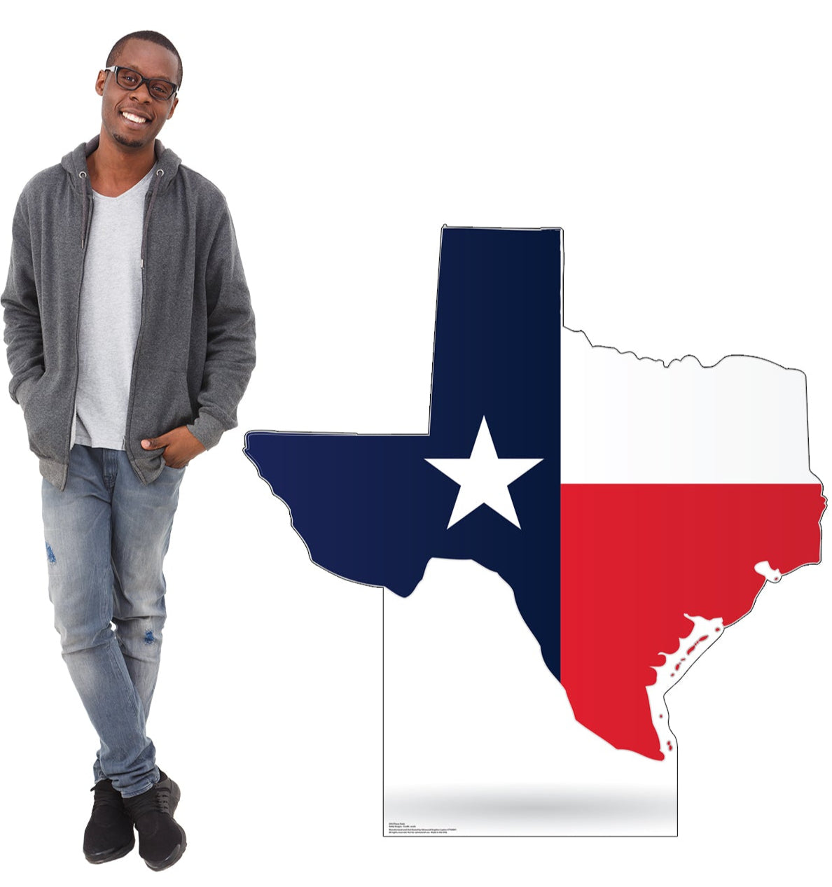 Life-Size Texas State Cardboard Cutout - All Cutouts