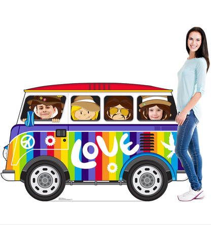 Life-Size Hippie Bus Stand-In Cardboard Cutout - All Cutouts