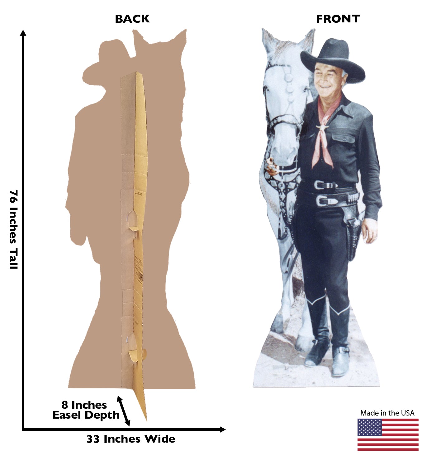 Life-size Hopalong Cassidy Cardboard Cutout - All Cutouts