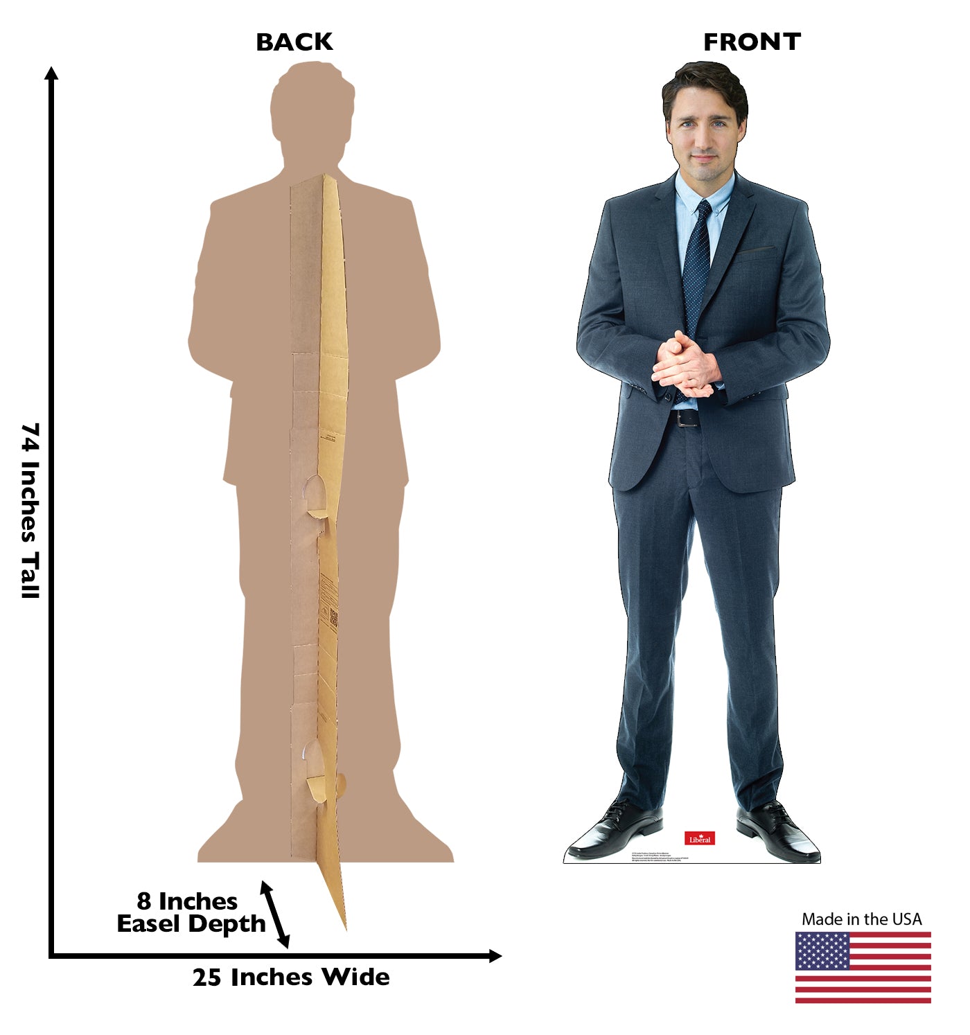 Life-Size Justin Trudeau Cardboard Cutout - All Cutouts