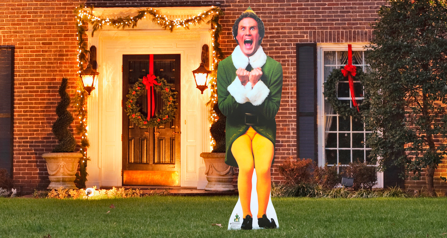 Will Ferrell Elf Outdoor Christmas Standee - All Cutouts