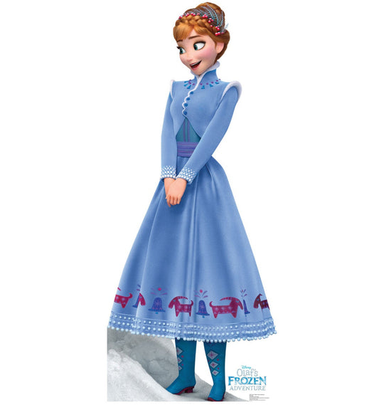 Life-Size Anna (Olaf's Frozen Adventure) Cardboard Cutout - All Cutouts