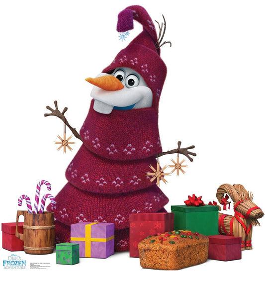 Life-Size Olaf Knitted Tree (Olaf's Frozen Adventure) Cardboard Cutout - All Cutouts