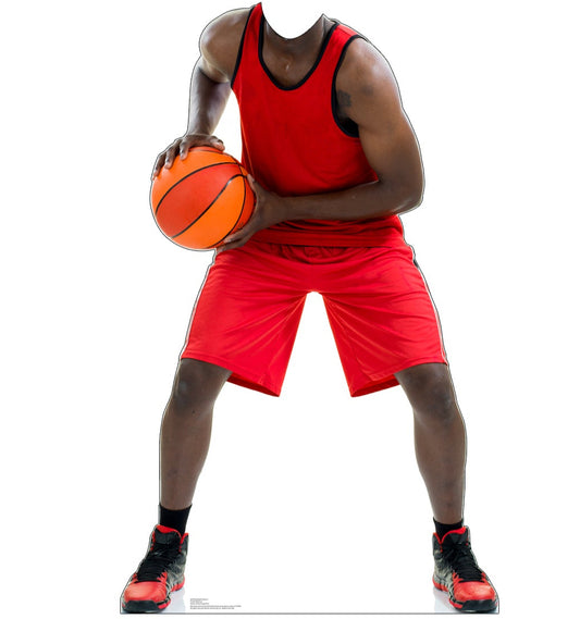 Life-Size Basketball Player Stand-In Cardboard Cutout - All Cutouts
