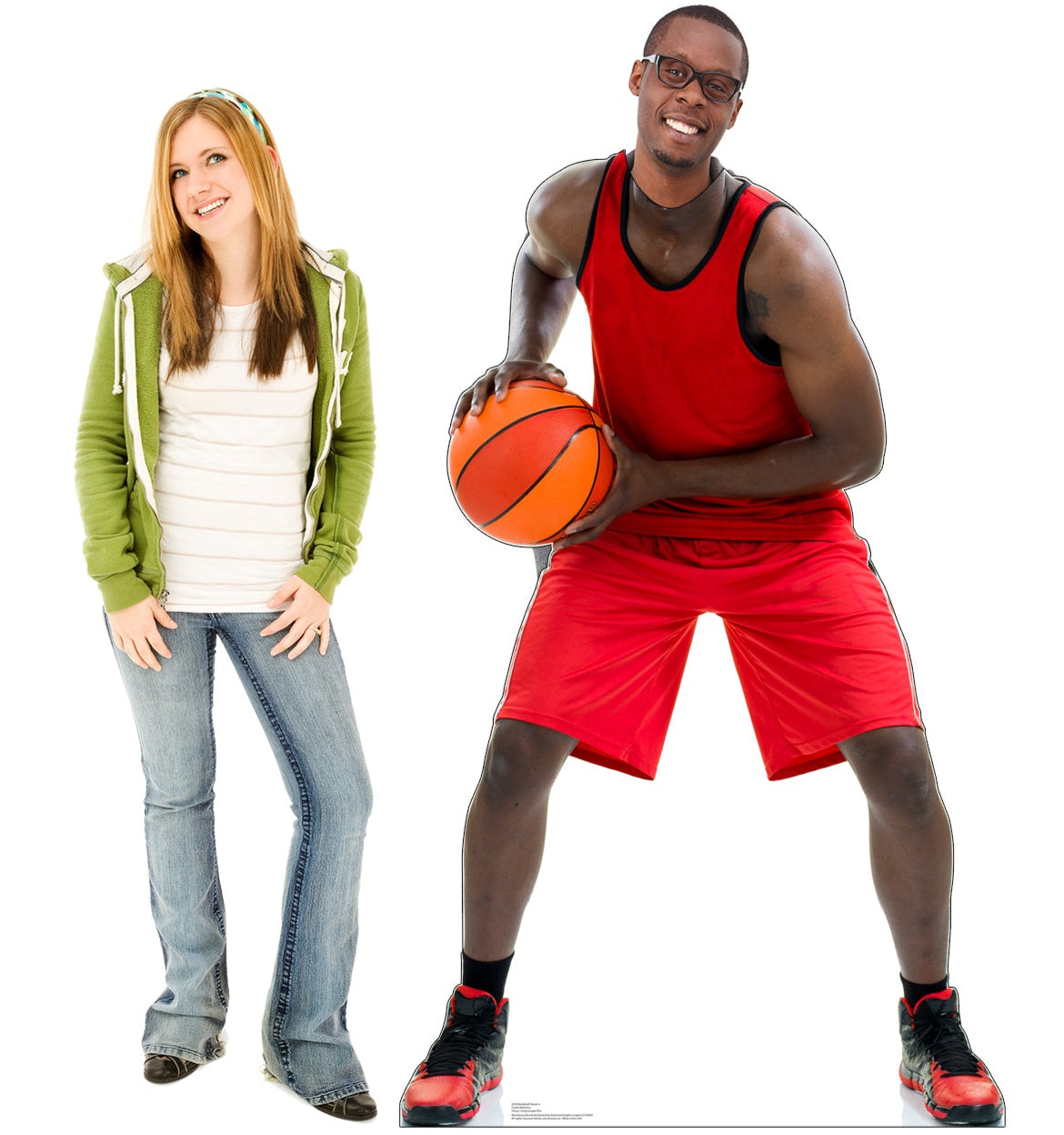 Life-Size Basketball Player Stand-In Cardboard Cutout - All Cutouts