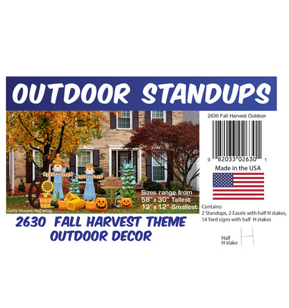 Fall Harvest Theme Cardboard Cutout - All Cutouts