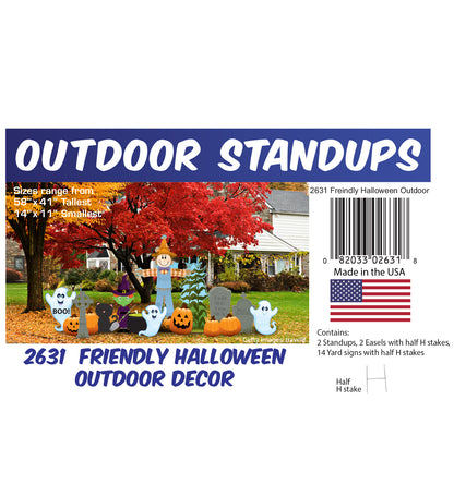 Friendly Halloween Outdoor Cardboard Cutout - All Cutouts