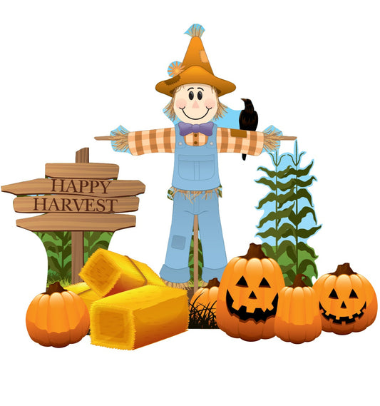 Scarecrow Theme Outdoor Cardboard Cutout