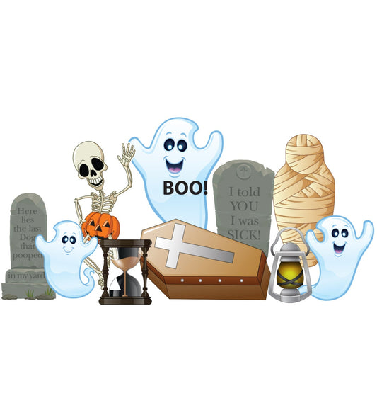 Spooky Fun Outdoor Cardboard Cutout