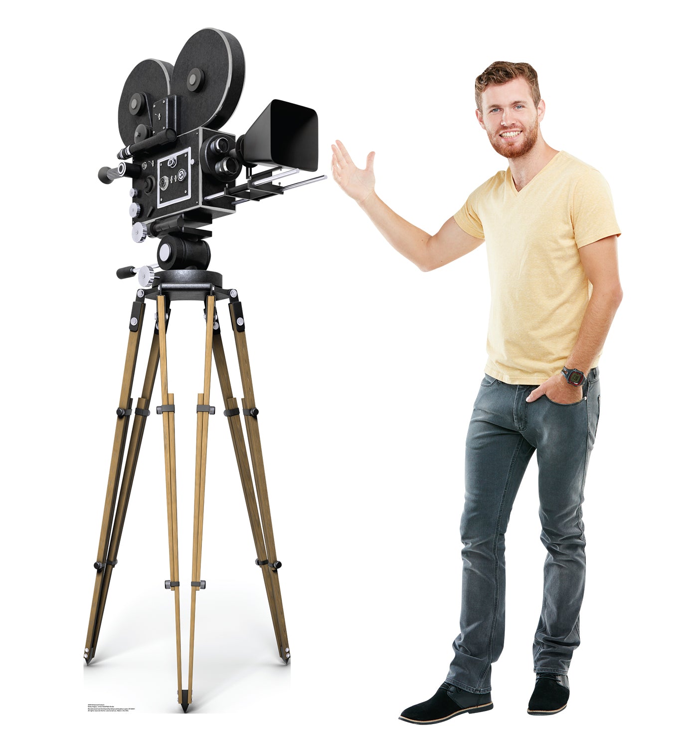 Life-size Hollywood Camera Cardboard Cutout - All Cutouts