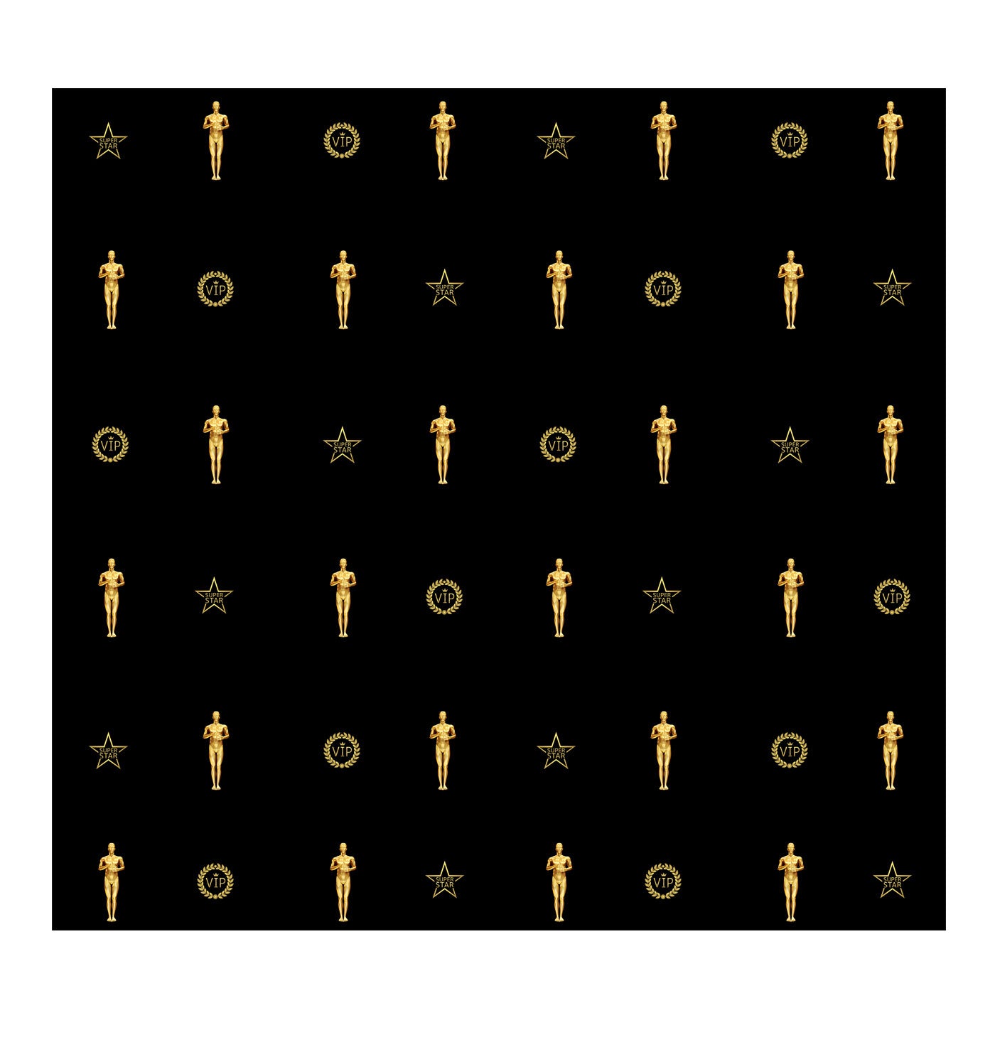 Hollywood Step and Repeat Photo Backdrop Cardboard Cutout - All Cutouts