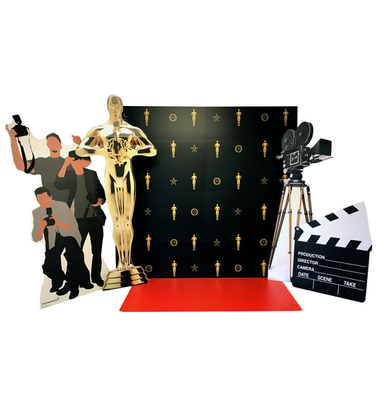 Hollywood Red Carpet Event Full Set Cardboard Cutout - All Cutouts
