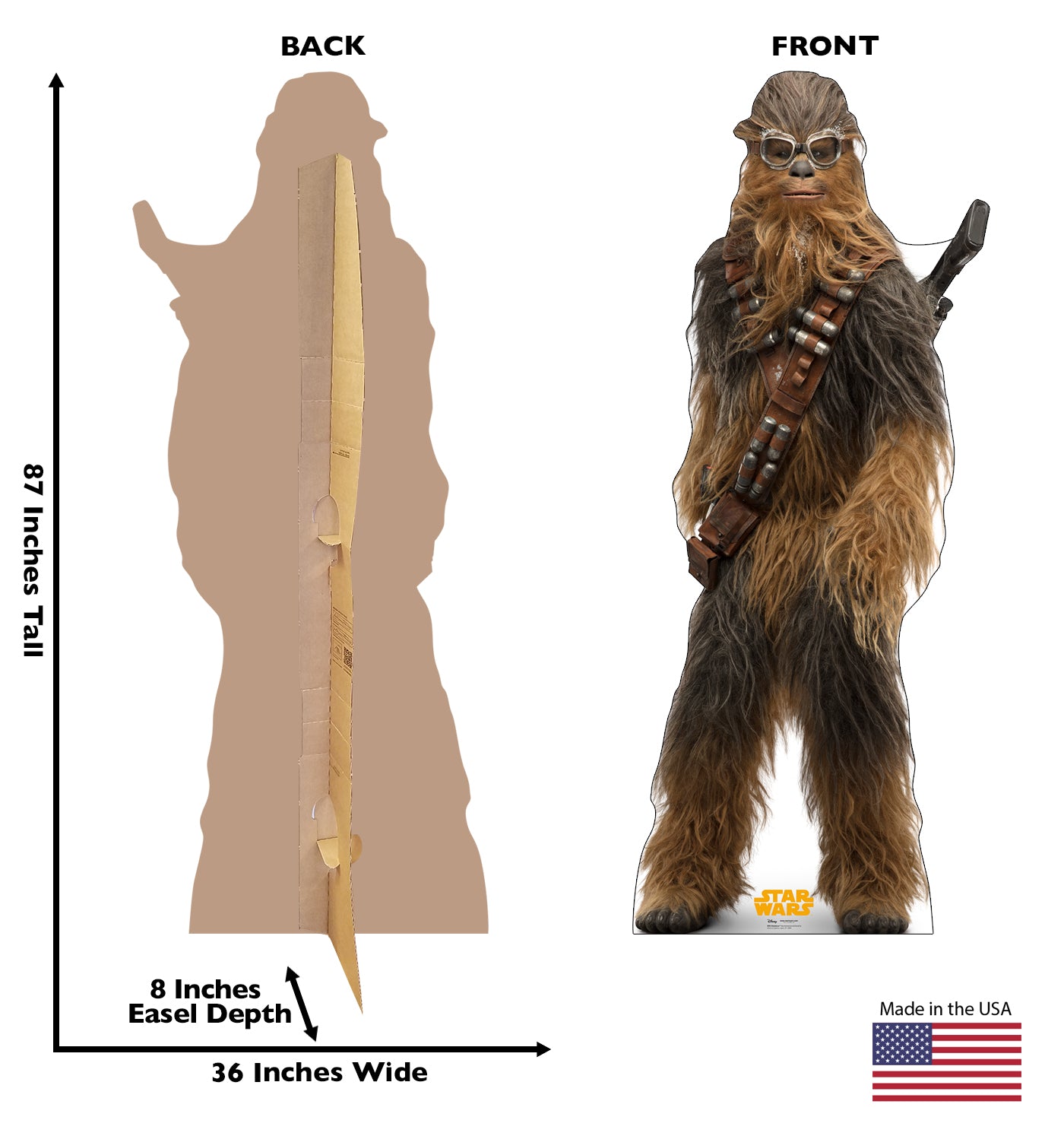 Life-Size Chewbacca (Solo: A Star Wars Story) Cardboard Cutout - All Cutouts