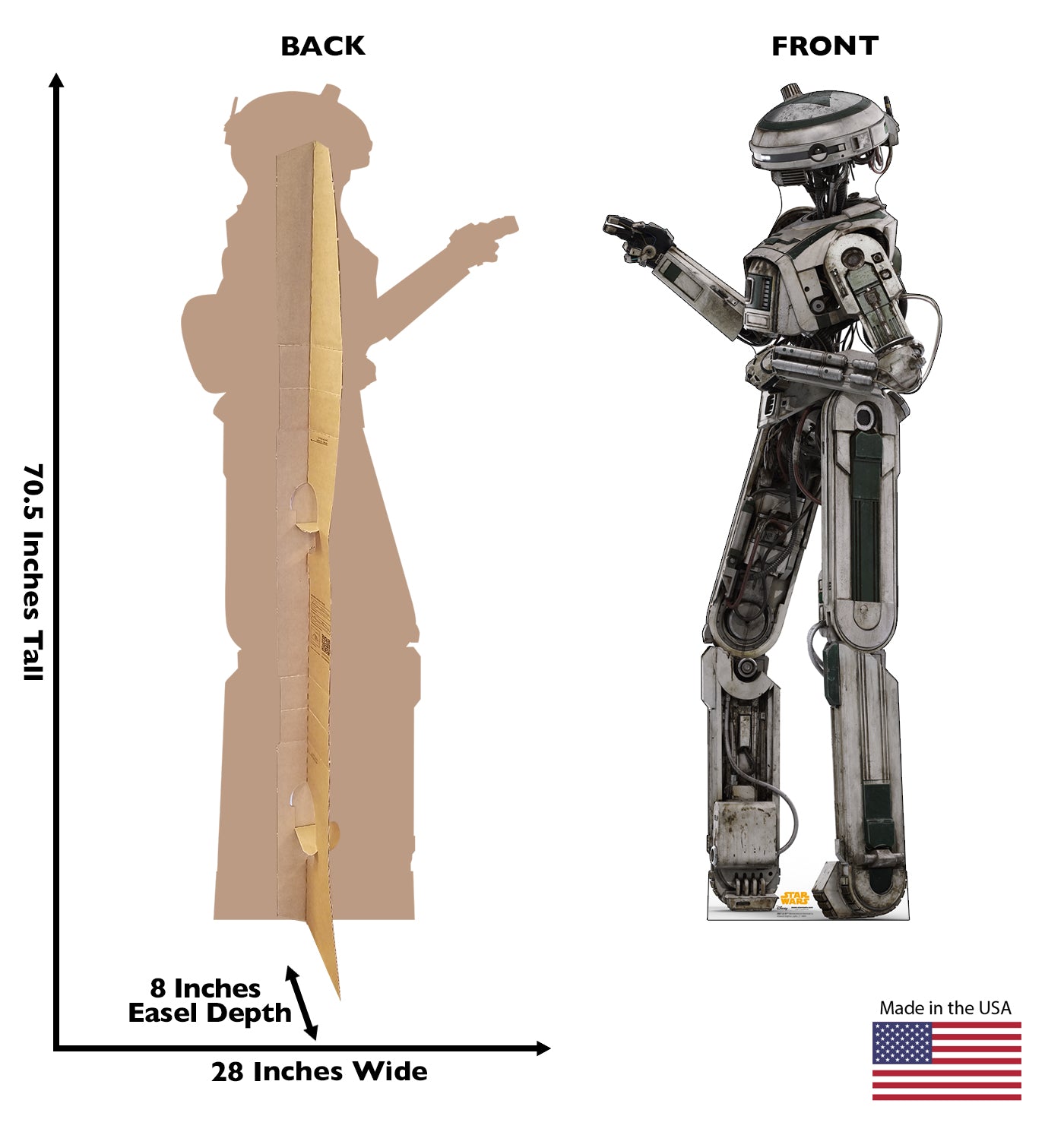 Life-Size L3-37 (Star Wars) Cardboard Cutout - All Cutouts