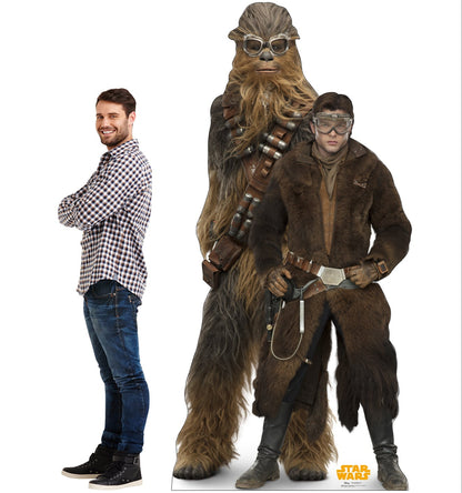 Life-Size Han Solo and Chewbacca Cardboard Cutout - All Cutouts